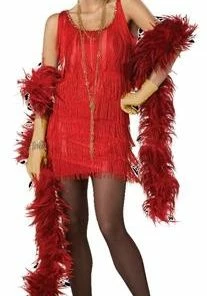 California Costumes Red Fringe Flapper
