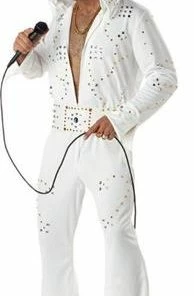 California Costumes Decades Rock Legend Jeweled Jumpsuit