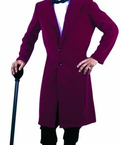 Charades Gentleman Jim In Black Or Burgundy Steampunk & Victorian