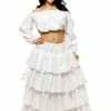 Charades Petticoat-Poly Cotton White