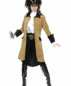 Charades Elegant Pirate Woman Coat Pirate & Medieval/Renaissance