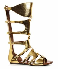 Ellie Shoes Men's Shoes Gladiator Sandal Gold Mens