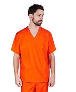 M&M Scrubs Uniforms & Occupations Scrub Top Orange