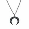 Western Fashion Necklace Double Hemitite Horn 2 Western Fashion Necklace Double Hemitite Horn
