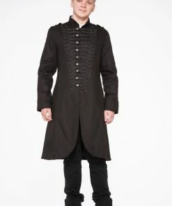 Hearts & Roses London Men's Military Coat