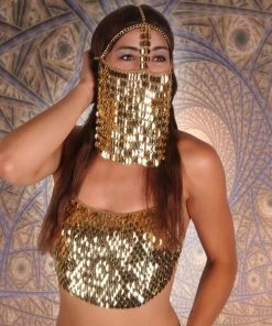 Western Fashion International Sequin Chain Mail Veil In 5 Colors