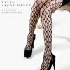 Yelete Fishnets Black Extra Large Gauge Queen Size Hosiery & Lingerie
