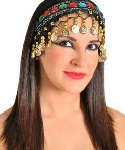 Western Fashion Beaded Headband With Gems