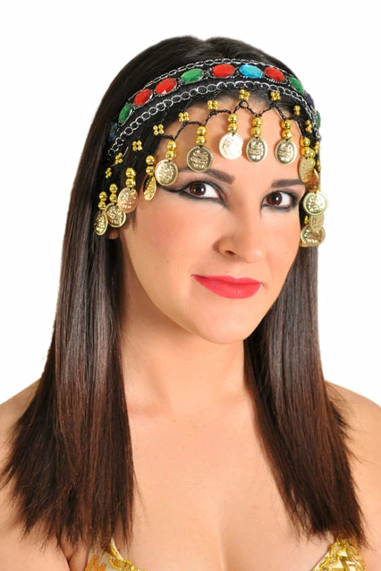Western Fashion Beaded Headband With Gems 3 Western Fashion Beaded Headband With Gems