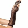 Leg Avenue Fishnet Fingerless Gloves Black