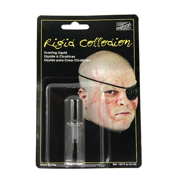 Mehron Rigid Collodion .125oz Carded 3 Mehron Rigid Collodion .125oz Carded