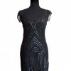 Western Fashion Flapper Angles Black Decades