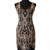 Western Fashion Flapper Art Deco Gold Decades