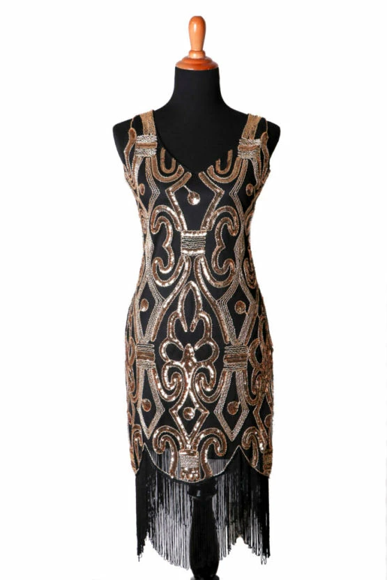 Western Fashion Flapper Art Deco Gold Decades 3 Western Fashion Flapper Art Deco Gold Decades