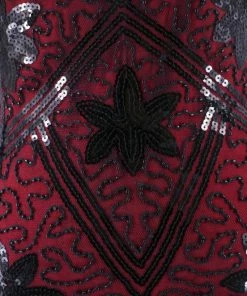 Western Fashion Art Deco Flapper Red Decades 7 Western Fashion Art Deco Flapper Red Decades