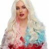 West Bay Rebel Blue & Pink Long Wig 2 West Bay Rebel Blue & Pink Long Wig