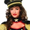 Leg Avenue Military Hat Gold Braid Star