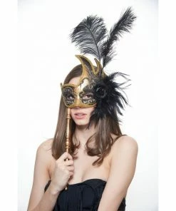 Kayso International Inc. Masquerade Masks Masquerade Swan W/ Stick 10 Kayso International Inc. Masquerade Masks Masquerade Swan W/ Stick