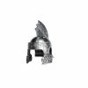 Underwraps Gladiator Tiger Helmet Silver Helmets & Armor