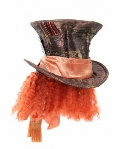 Elope Disney Alice In Wonderland Tim Burton Mad Hatter Plush Hat With Hair