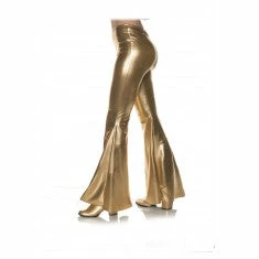 Underwraps Bell Bottoms Gold Lame'