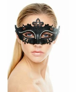 Kayso International Inc. Mask W/ Rhinestone Eyebrow