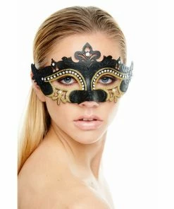 Kayso International Inc. Mask W/ Rhinestone Eyebrow