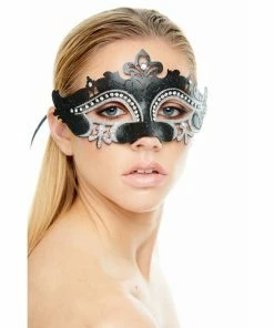 Kayso International Inc. Mask W/ Rhinestone Eyebrow