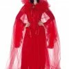 Rubies Red Tulle Cape Capes