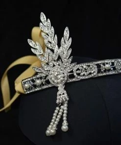 Sunnywood Decades Rhinestone Flapper Tiara Silver