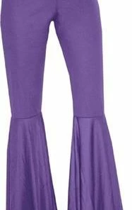 Funny Fashions Hippie Bell Bottom Pants Purple Decades