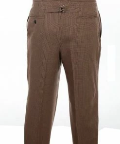 Scully Range Wear Steampunk & Victorian Trouser Brown Glen Plaid
