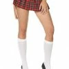Leg Avenue Hosiery & Lingerie Knee High Socks Nylon White