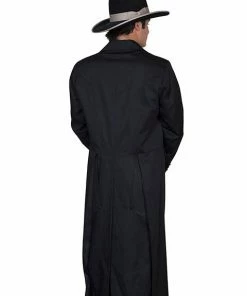 Scully Range Wear Coat Western Frock Long Black