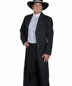 Scully Range Wear Coat Western Frock Long Black