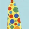 Forum Novelty Circus & Animals Clown Jumbo Tie Multicolor