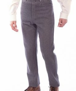 Scully Range Wear Dobby Stripe Pants Steampunk & Victorian