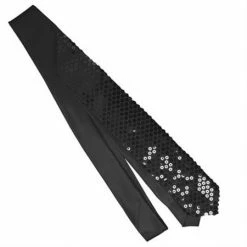 Jacobson Hat Co. Tie Sequined Black Men's Formalwear Accessories
