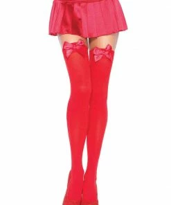 Leg Avenue Thigh Hi With Bow In 3 Colors Hosiery & Lingerie 7 Leg Avenue Thigh Hi With Bow In 3 Colors Hosiery & Lingerie