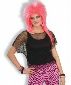 Forum Novelty Black Mesh Top Decades