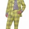 Forum Novelty Decades 70'S Plaid Leisure Suit GRN Plaid