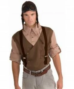 Jackster Inc Suspenders Steampunk Brown Steampunk & Victorian