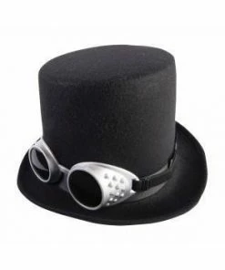 Loftus International Steampunk Top Hat With Goggles Steampunk & Victorian