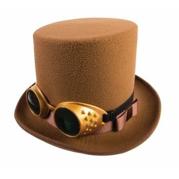 Loftus International Steampunk Top Hat With Goggles Steampunk & Victorian 4 Loftus International Steampunk Top Hat With Goggles Steampunk & Victorian