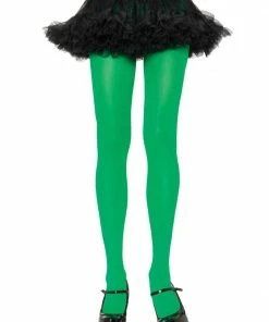 Leg Avenue Plus Size Nylon Lycra Tights In 4 Colors Hosiery & Lingerie