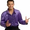 Rubies Velvet Disco Shirt Purple