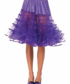Leg Avenue Petticoat Knee-Length Purple