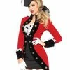 Leg Avenue Rebel Red Coat Pirate & Medieval/Renaissance