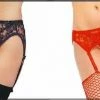 Leg Avenue Hosiery & Lingerie Lace Garter Belt W- Thong