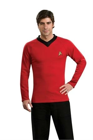 Rubies Star Trek TOS Deluxe Red Shirt Movies/TV/Games 3 Rubies Star Trek TOS Deluxe Red Shirt Movies/TV/Games